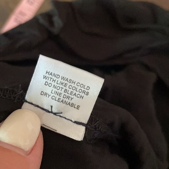 NWT 1st Sight Black Ruffle Jumpsuit wide leg small - Picture 10 of 12